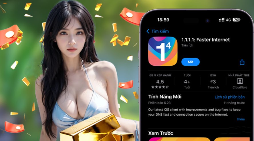 Hình ảnh quảng cáo của ga678 hiển thị nền tảng và các lợi ích